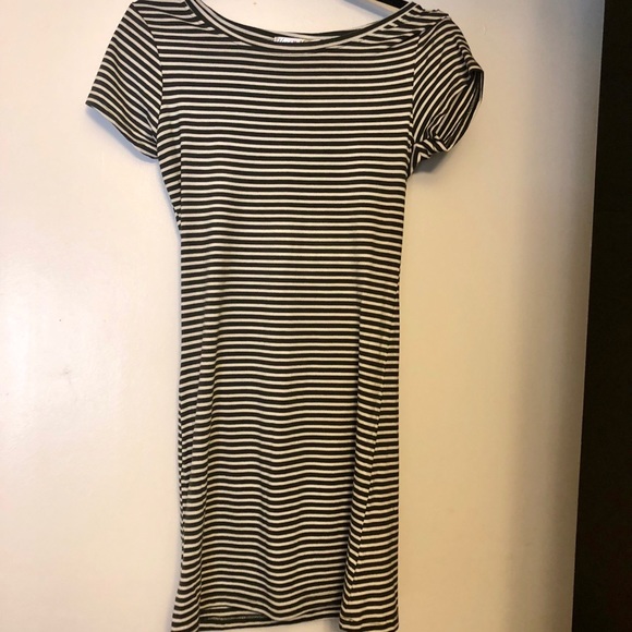 Striped T-shirt Dress - Picture 1 of 3
